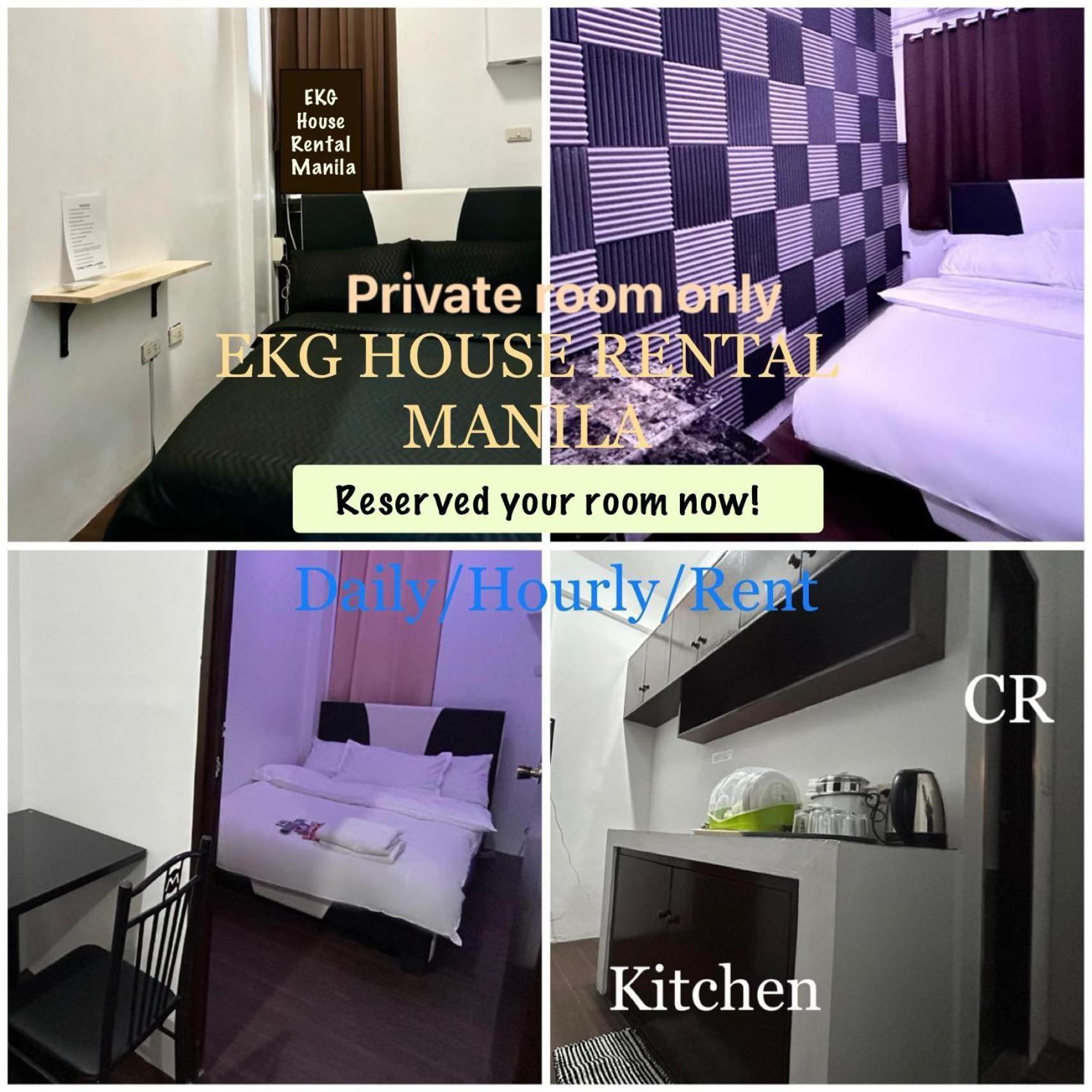 Private Room With Ac And Fan At Ekg Manila House Rental Kültér fotó